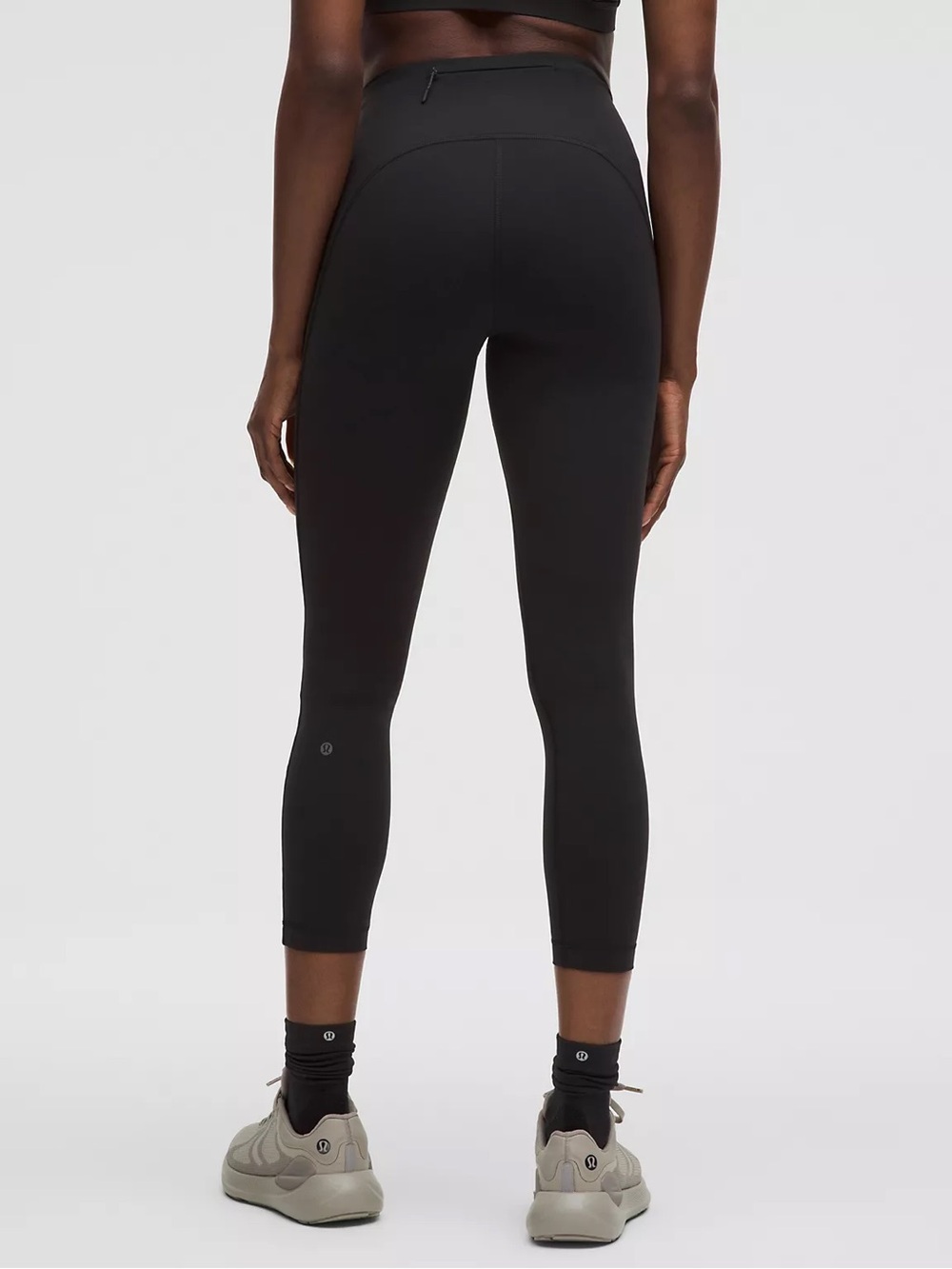 lululemon athletica Black Fast & Free Performance Yoga Workout Zipper Leggings